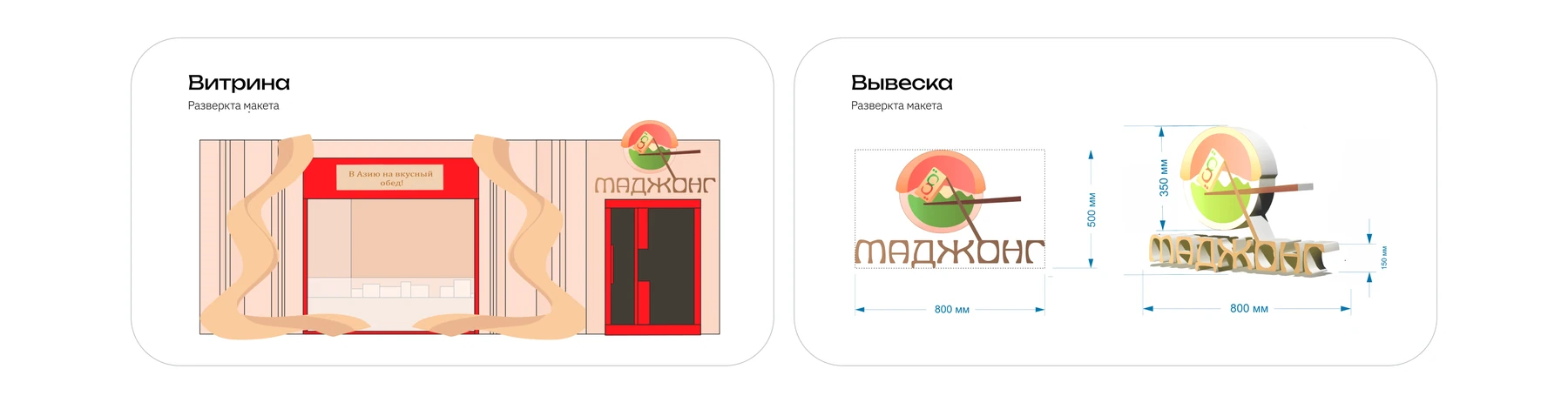 Витрина и вывеска